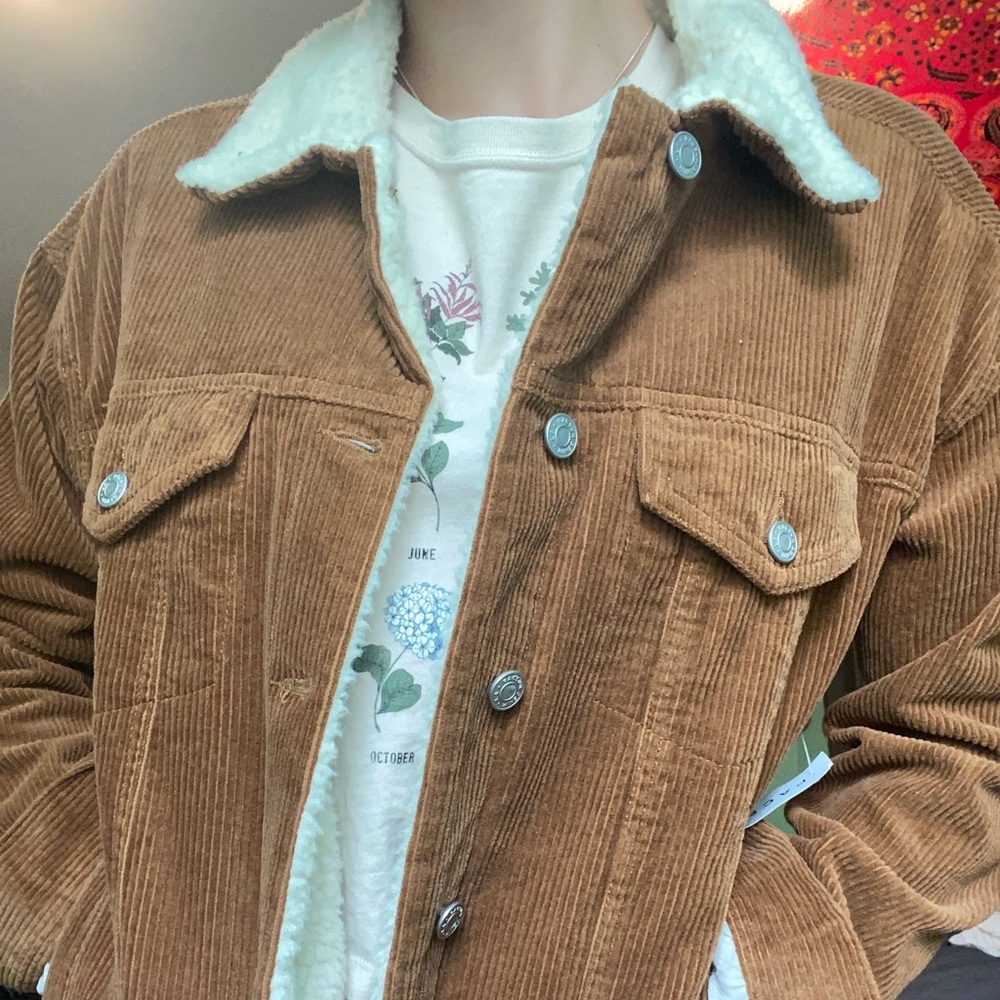 Brow corduroy jacket NEVER WORN!!!!